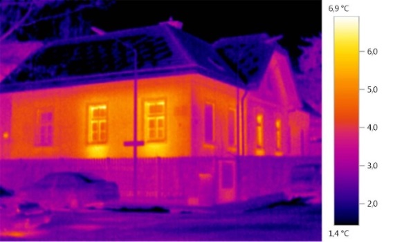 Обследований зданий тепловизором testo