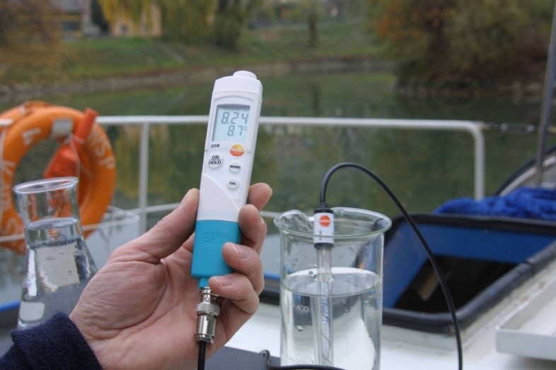 Анализ питьевой воды прибором testo 206 pH1