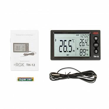 RGK TH-12 Измерители температуры и влажности портативные (термогигрометры)