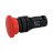 Кнопка грибовидная красная, возврат поворотом c фиксацией, Ø 40 мм, 1NC, IP54, пластик