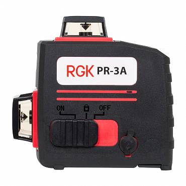 RGK PR-3A + штанга-упор RGK CG-2 лазерный уровень 