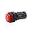 Кнопка красная выступающая с подсветкой, 1NС, 220V AC, IP54, пластик