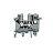 MTU-TO4 Клемма винтовая трехпроводная, 4 мм²