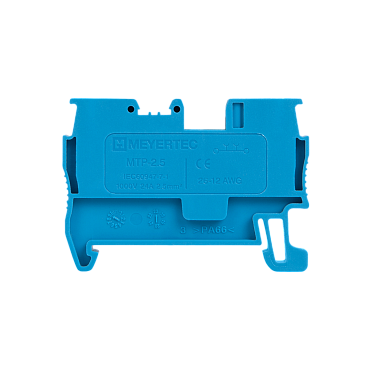 Клемма push-in проходная, 2.5 мм², синяя