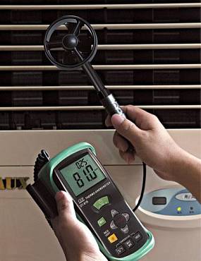 Анемометры (измерители скорости воздушного потока) измеритель скорости воздуха и температуры