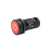 Кнопка плоская красная, маркировка "O", 1NС, IP54, пластик