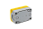 корпус кнопочного поста, 2 места, желтый, IP67
