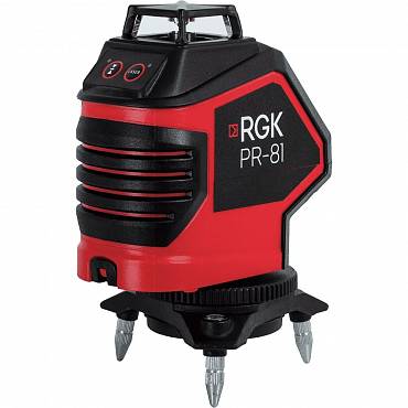 RGK PR-81 + штанга-упор RGK CG-2 лазерный уровень 