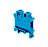 MTU-10BL Клемма винтовая проходная, 10 мм², синяя