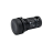 MTB7-EH25 Кнопка плоская черная с фиксацией, 1NO+1NC, IP54, пластик