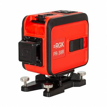 RGK PR-38R + штанга-упор RGK CG-2 лазерный уровень 