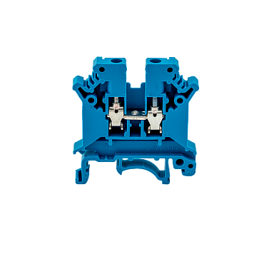 MTU-4BL Клемма винтовая проходная, 4 мм², синяя