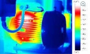 Снимок тепловизором Testo 875 1i низкотемпературный