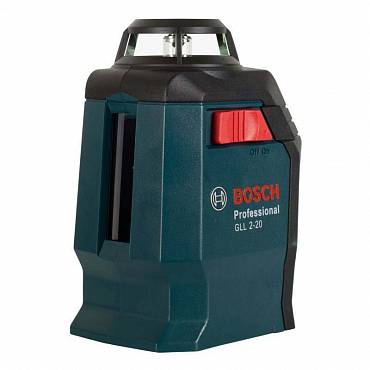 Bosch GLL 2-20 + BM3 + кейс лазерный нивелир