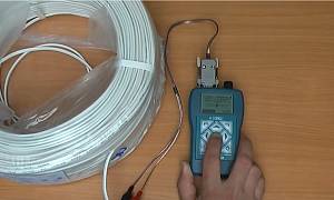 Измерение коэффициента укорочения кабеля прибором РЕЙС-50