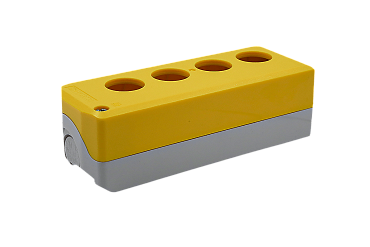 MTB2-F89-Y корпус кнопочного поста, 4 места, желтый, IP67