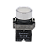 MTB2-BAF11 кнопка плоская белая, 1NO, IP67, металл