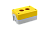 MTB2-F87-Y корпус кнопочного поста, 2 места, желтый, IP67