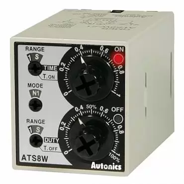 ATS11W-41 - аналоговый многофункциональный таймер с двумя дисковыми переключателями