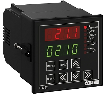 ТРМ32-Щ4.03.RS - контроллер для регулирования температуры в системах отопления и горячего водоснабжения