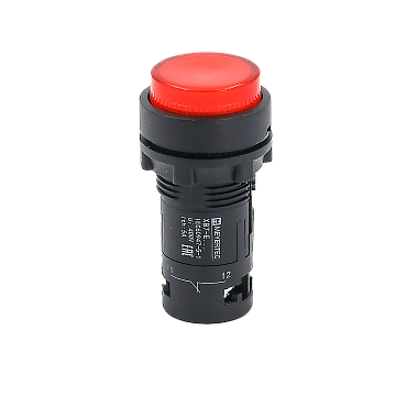 MTB7-EW34621 - Кнопка красная выступающая с подсветкой, 1NС, 24V AC/DC, IP54, пластик