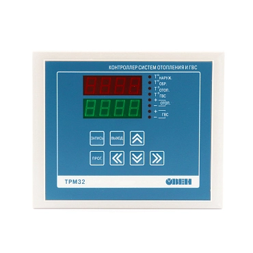 ТРМ32-Щ7.ТС.RS - контроллер для регулирования температуры в системах отопления и горячего водоснабжения