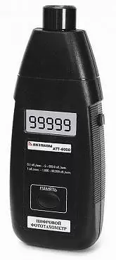 АТТ-6000 с лазерным указателем - цифровой бесконтактный фототахометр
