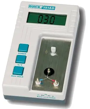 Quick-191AD - цифровой измеритель температуры жала паяльника