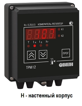 ТРМ12-Н.У.К - измеритель ПИД-регулятор для управления задвижками и трехходовыми клапанами