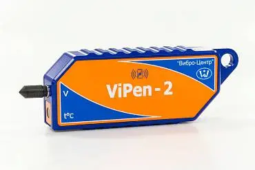 ViPen-2 - сборщик-анализатор вибрационных сигналов с функциями контроля температуры