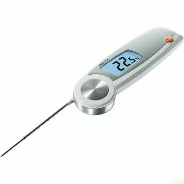 testo 104 - компактный термометр со складной измерительной насадкой