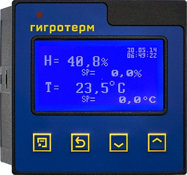Мерадат-М38 - одноканальный измеритель-регулятор температуры и влажности