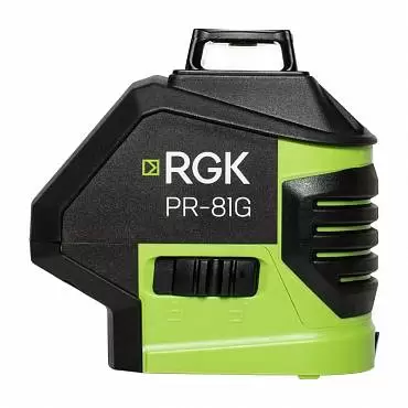 RGK PR-81G + штанга-упор RGK CG-2 - лазерный уровень 