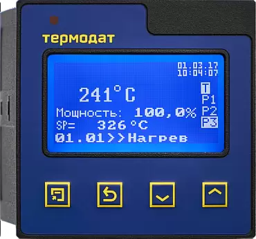 Термодат-16К6 - одноканальный ПИД-регулятор температуры