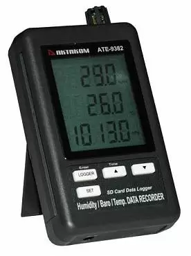 АТЕ-9382 - измеритель-регистратор температуры, влажности, давления