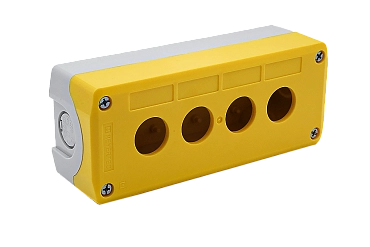MTB2-F89-Y - корпус кнопочного поста, 4 места, желтый, IP67
