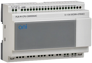Микро ПЛК PLR-M. CPU DI16(230В АС) 12-24В DC ONI - программируемое реле