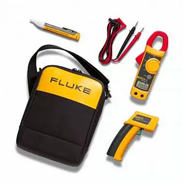 Fluke 62 комплект - пирометр + токоизмерительные клещи + сигнализатор напряжения