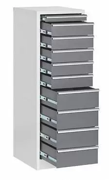 ДР-10/1 ESD - драйвер-шкаф с 10 ящиками антистатический