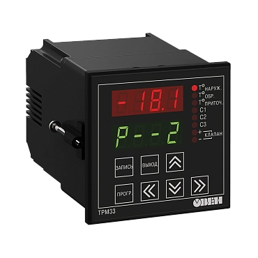 ТРМ33-Щ4.03 - контроллер для регулирования температуры в системах отопления с приточной вентиляцией