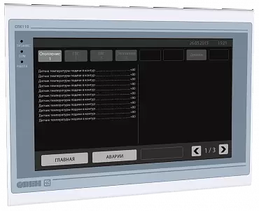 СПК110 - панельный программируемый логический контроллер