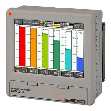 KRN1000 - безбумажный регистратор с сенсорным ЖК-дисплеем