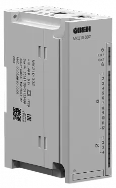 МК210-302 - модуль дискретного ввода/вывода (12 вх. /4 вых)