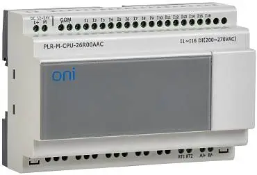 PLR-M. CPU DI16(230В АС) 12-24В DC ONI - микро программируемый логический контроллер