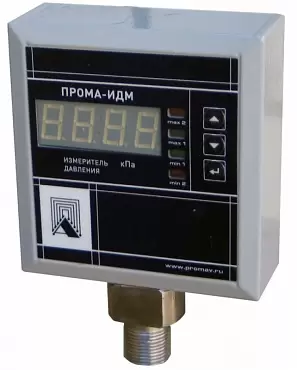 ИДМ-016-Р - измеритель давления штуцерного исполнения - резьбовой моноблок для установки на трубопровод (полевое исполнение)