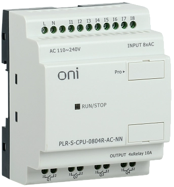 PLR-S. CPU0804(R) 220В AC без экрана ONI - логическое реле